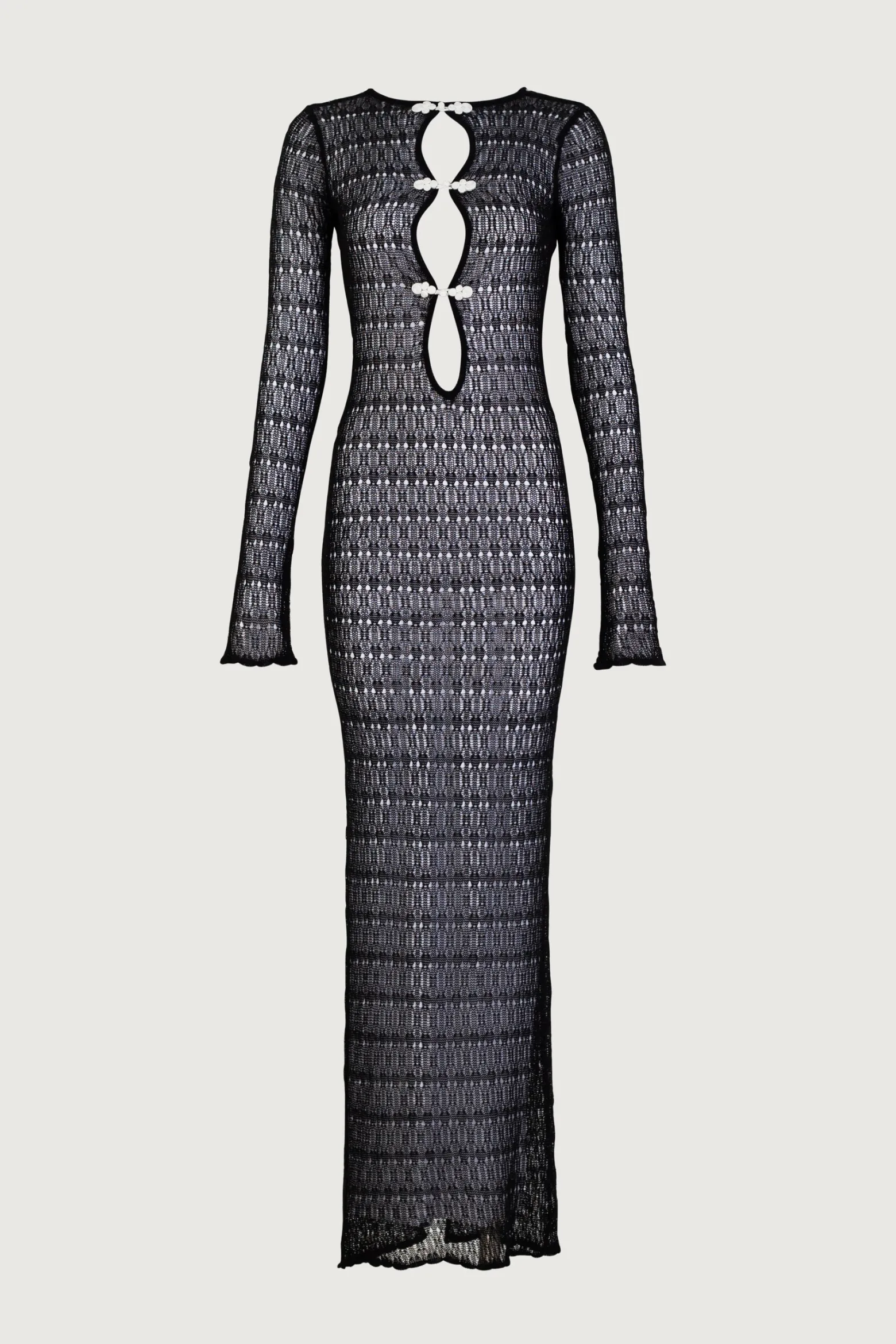 SAME Keyhole Crochet Dress- Dresses