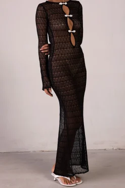 SAME Keyhole Crochet Dress- Dresses