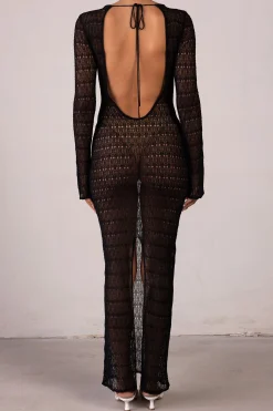 SAME Keyhole Crochet Dress- Dresses