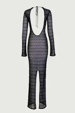 SAME Keyhole Crochet Dress- Dresses