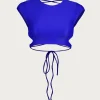 SAME Lace Up Crop Top- Under $100