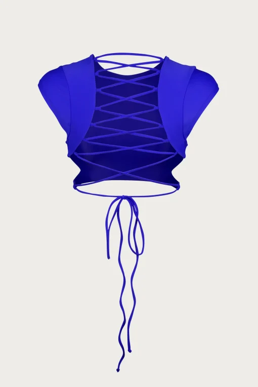 SAME Lace Up Crop Top- Under $100