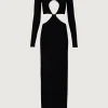 SAME Long Sleeve Cut Out Maxi Dress- Dresses