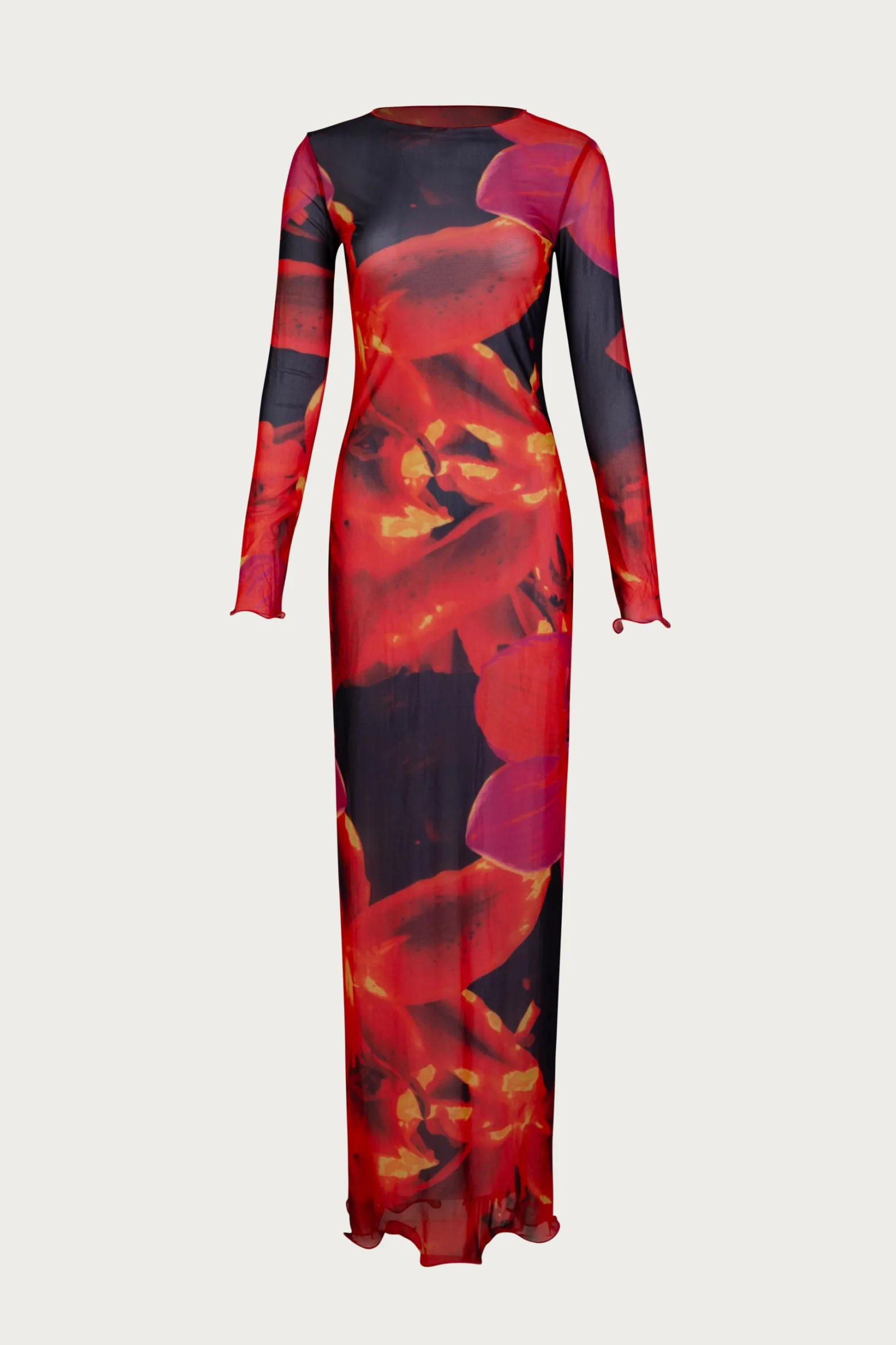 SAME Mesh Maxi Dress- Dresses