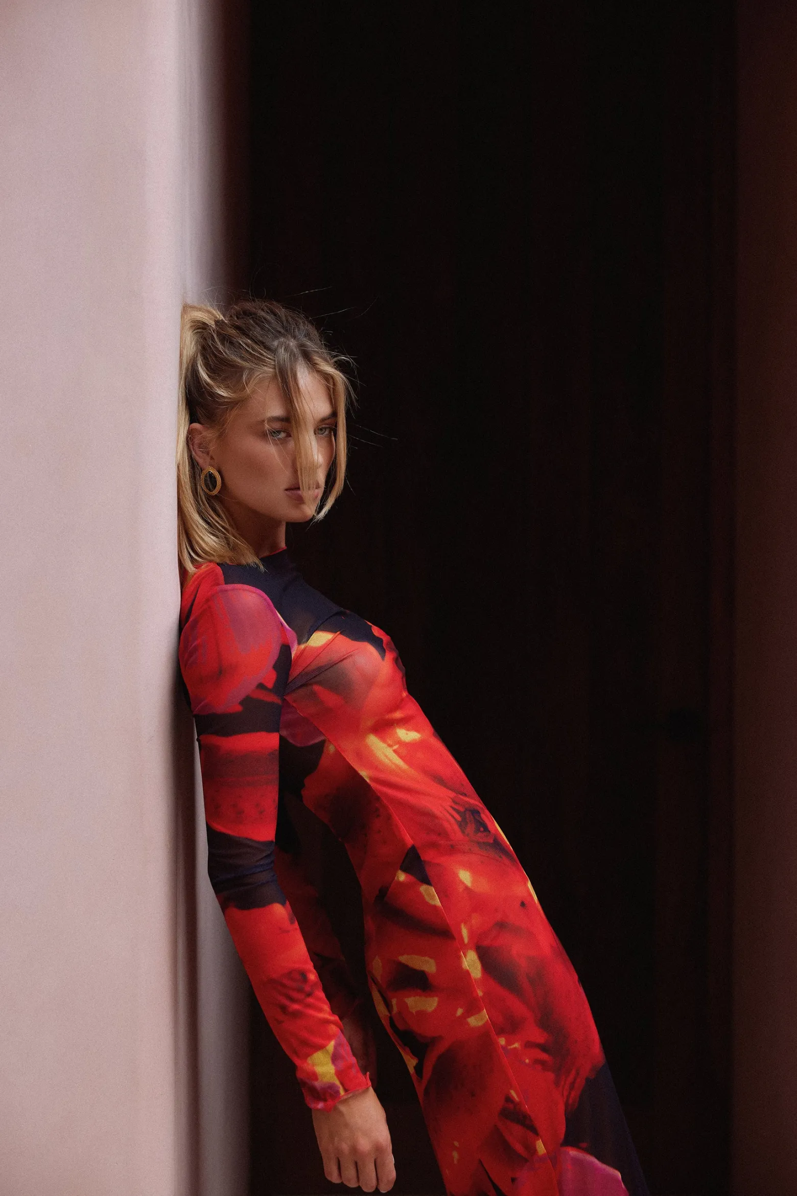 SAME Mesh Maxi Dress- Dresses