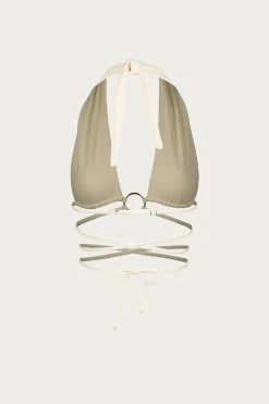 SAME Pierced Wrap Top- Under $100 | Bridal
