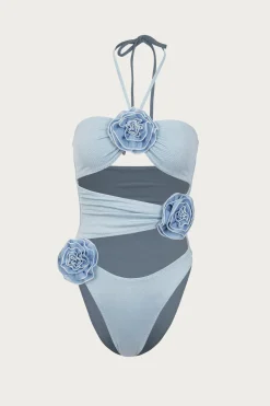 SAME Rose Cut Out One Piece-Women Women