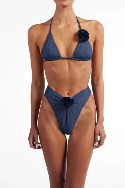 SAME Rosette Triangle Top-Women Women