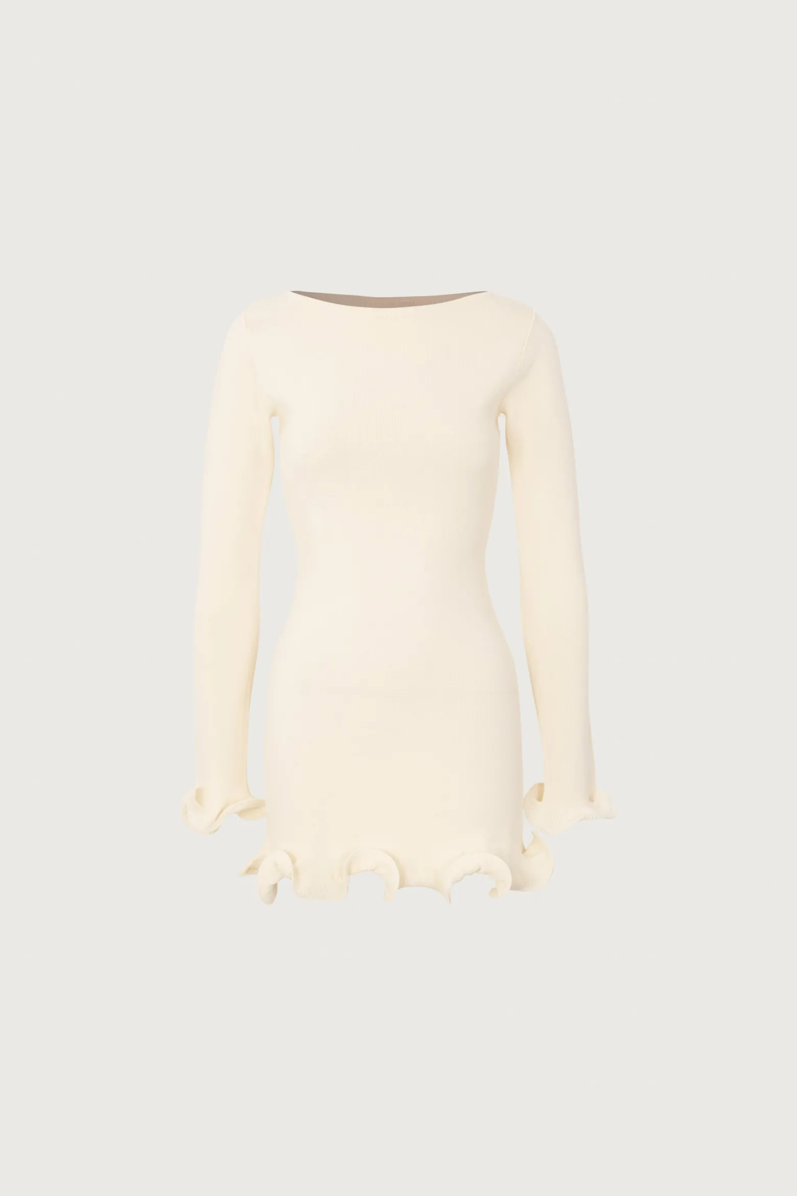 SAME Ruffle Hem Mini Dress- Dresses | Bridal