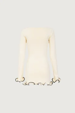 SAME Ruffle Hem Mini Dress- Dresses | Bridal