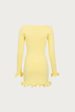 SAME Ruffle Hem Mini Dress- Dresses