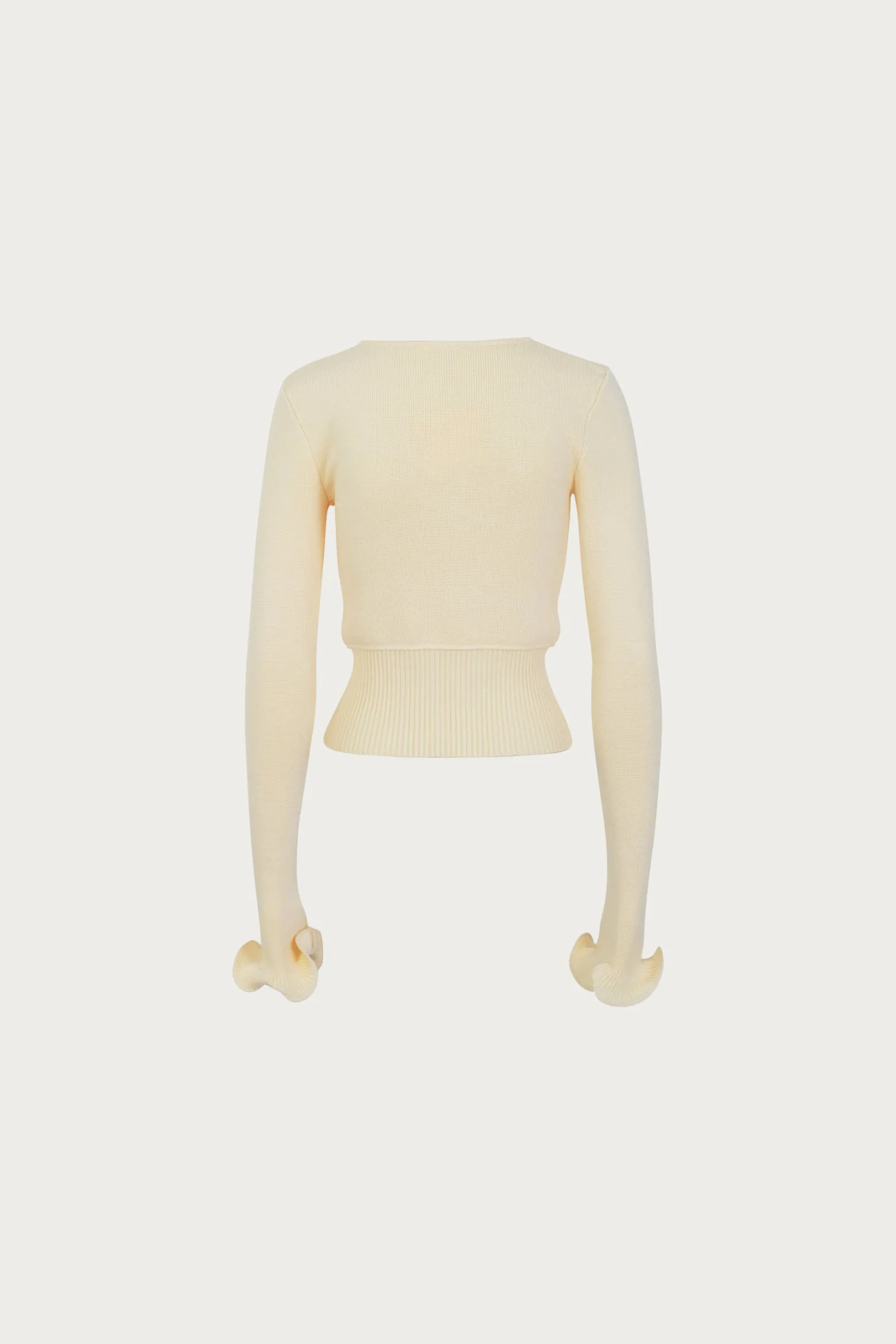 SAME Ruffle Hem Sweater- Tops