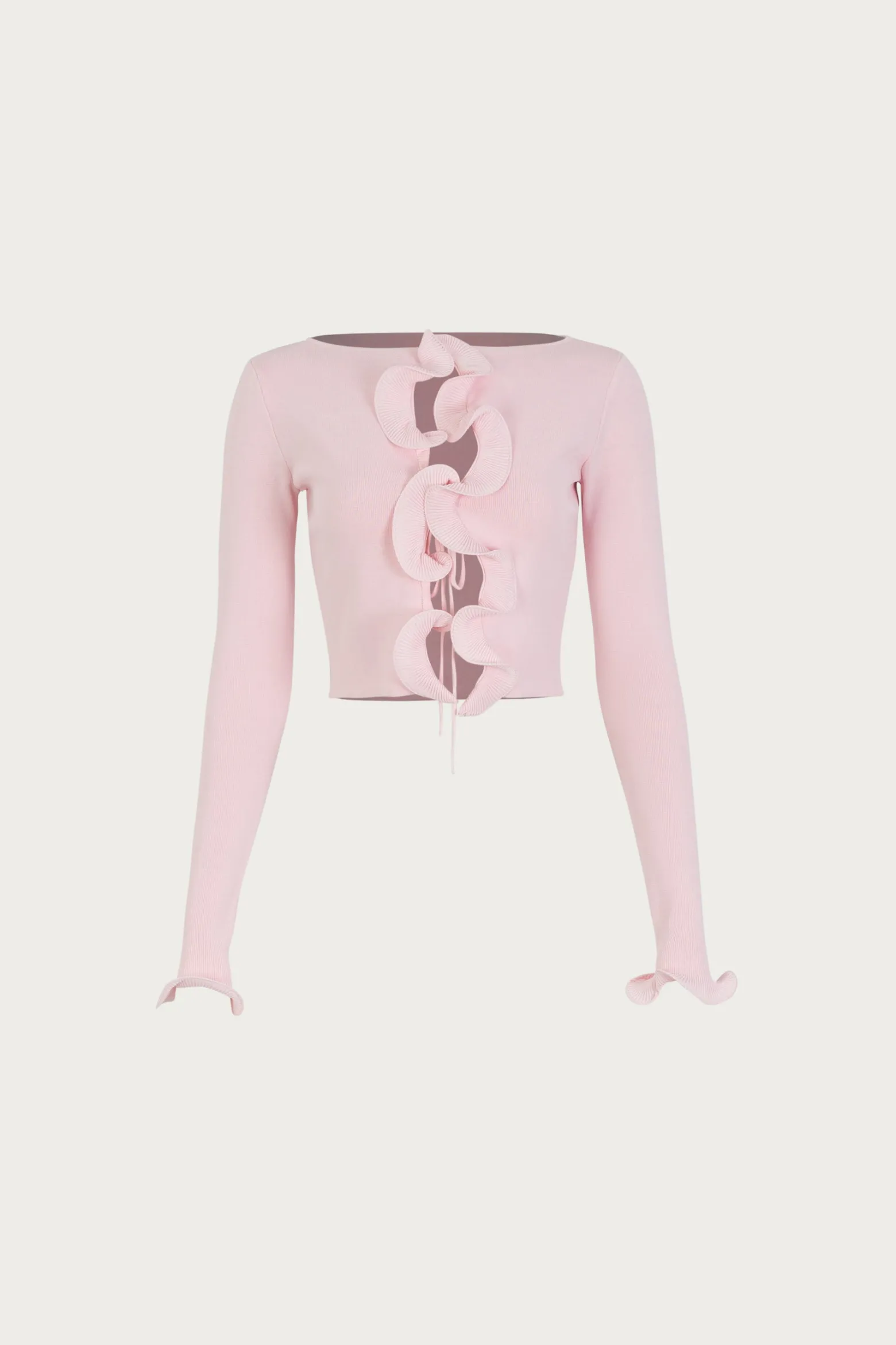 SAME Ruffle Hem Top- Tops