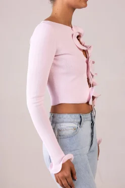 SAME Ruffle Hem Top- Tops