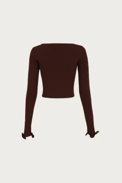 SAME Ruffle Hem Top- Tops