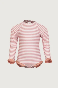 SAME ruffle rashguard one piece- Children