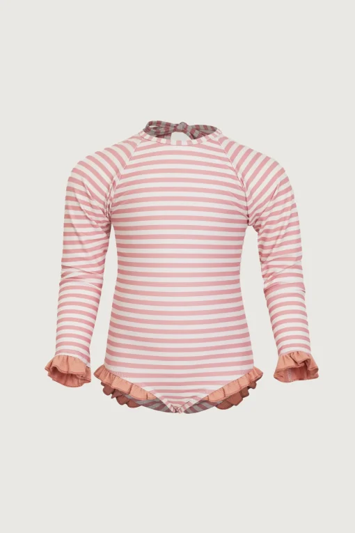 SAME ruffle rashguard one piece- Children