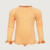 SAME ruffle rashguard one piece- Children