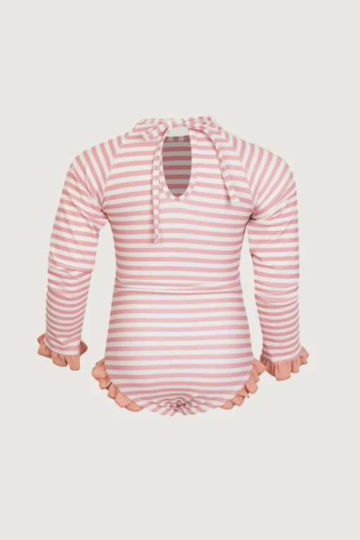 SAME ruffle rashguard one piece- Children