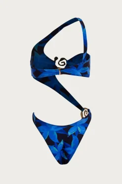 SAME Spiral One Shoulder One Piece-Women Women